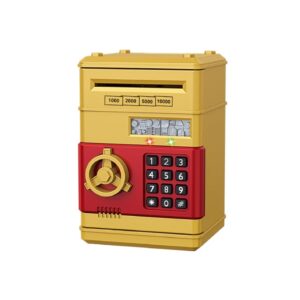 CAJA FUERTE INFANTIL WAGGS CF004 DORADA