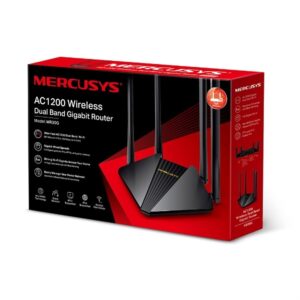 ROUTER MERCUSYS MR30G DOBLE BANDA AC1200 4 ANTENAS
